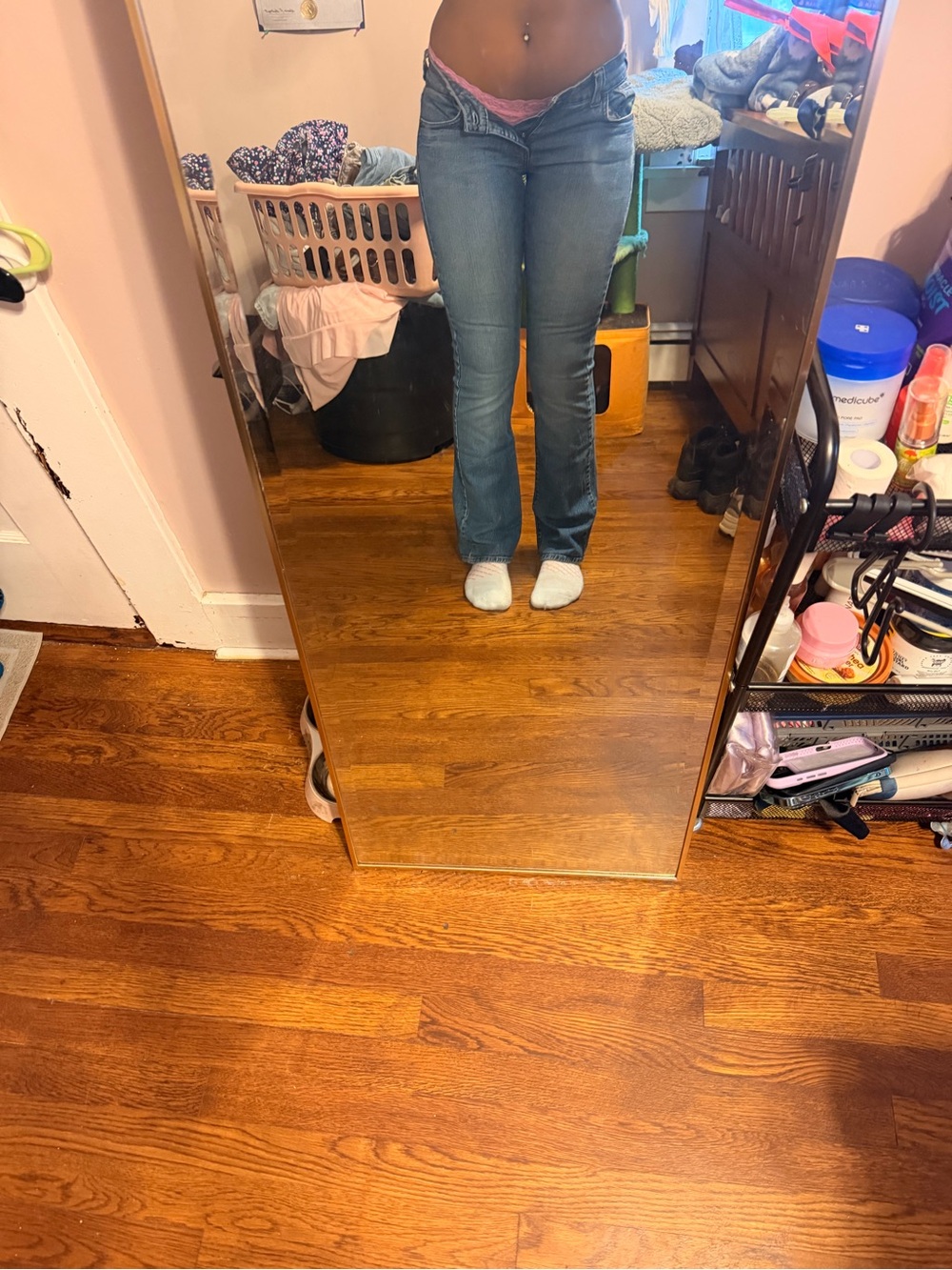 Women’s Boot Cut Jeans in Classic Blue Wash